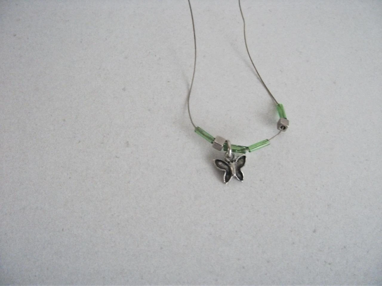 Colar borboleta verde – photo 9